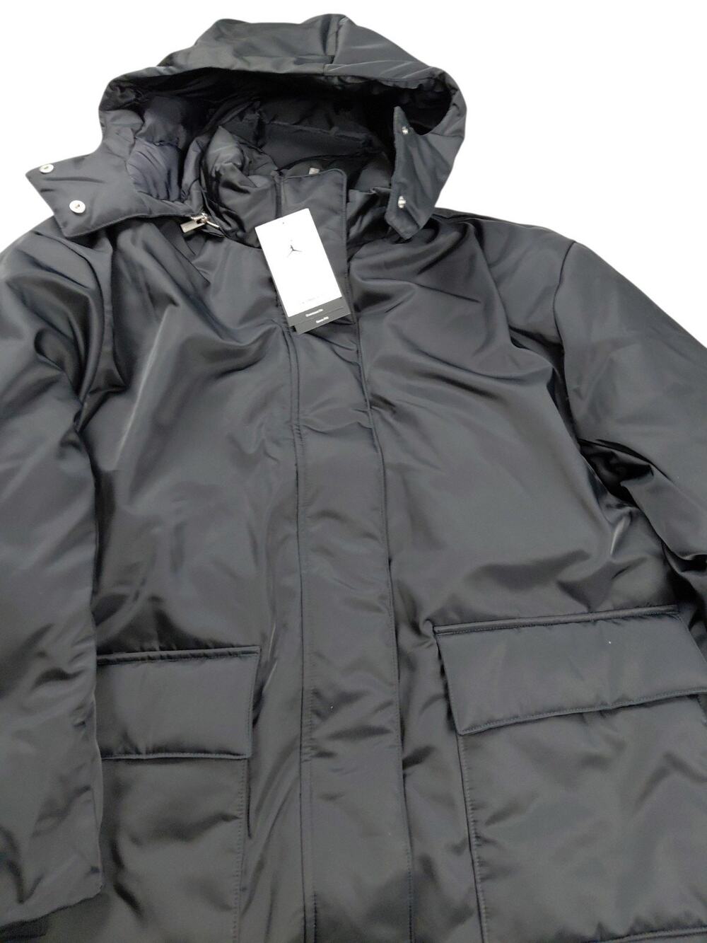 NEW $375 Nike Air Jordan Flight Oversized Down Parka HV5167-010 Women Size L